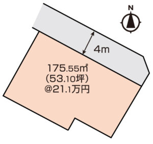 倉敷市亀山　土地　1120万円　ソーデンホーム